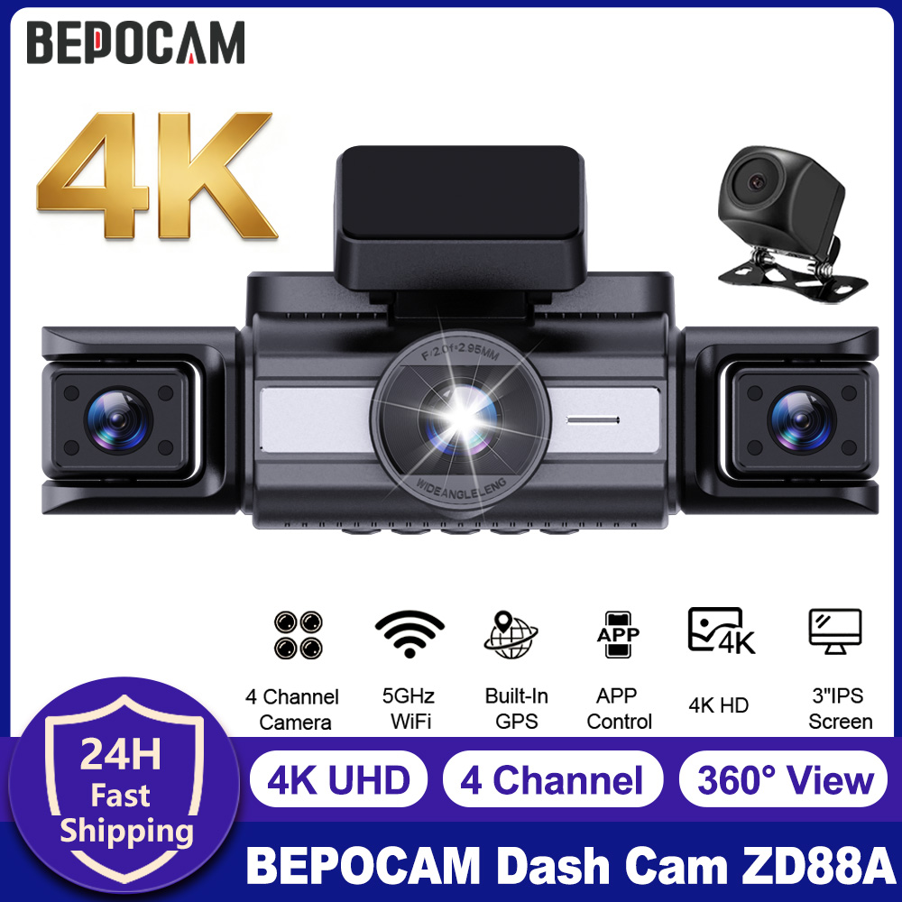 Power Tools China - BEPOCAM 4 Kanallı Araç Kamerası 4K