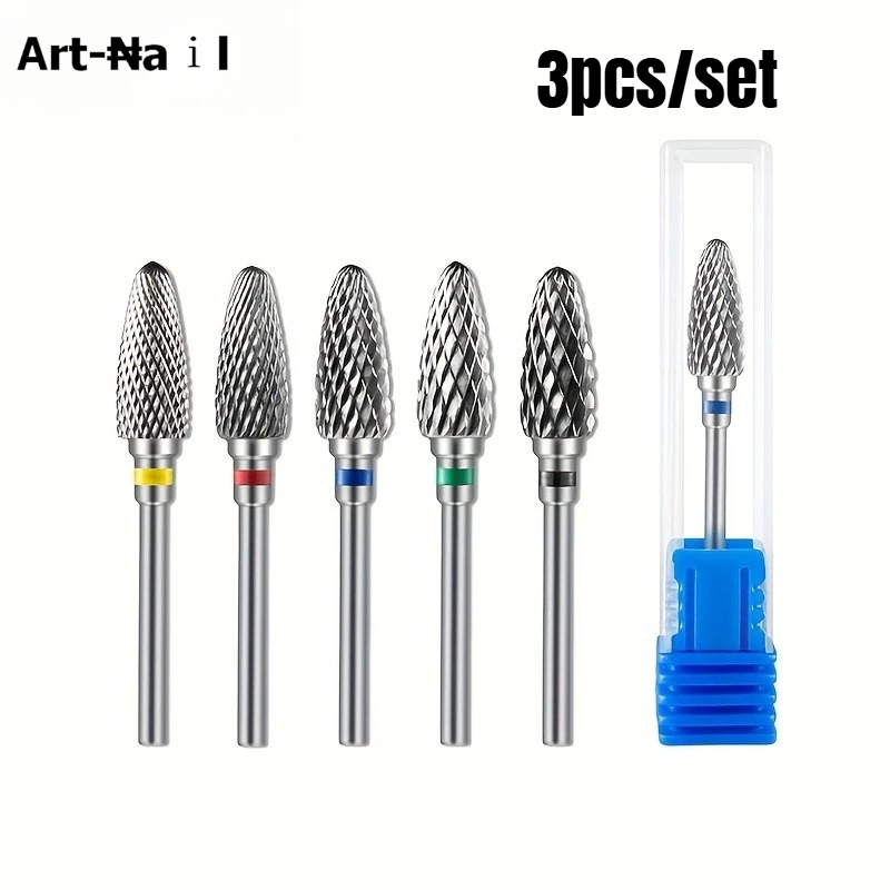 Power Tools Icon - 3 adet Tungsten Karbür Tırnak Frezesi