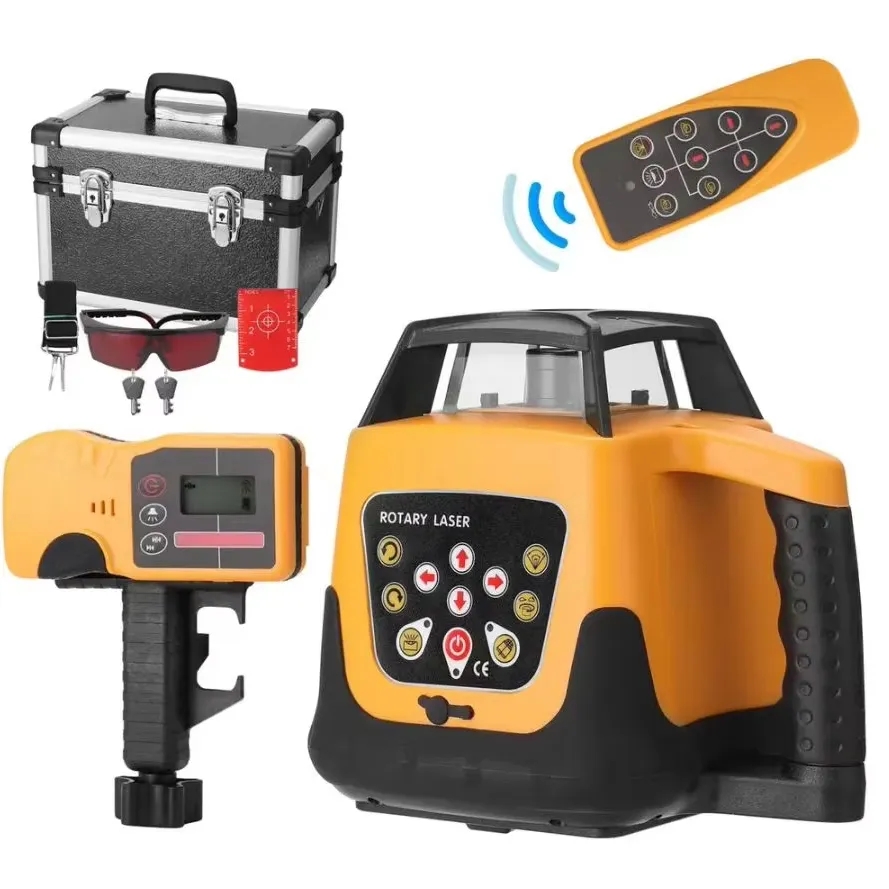 Power Tools That Are Green - Otomatik Döner Lazer Seviyesi 500m Kırmızı