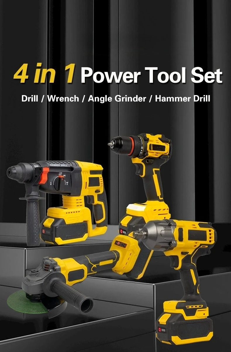 Profesyonel Elektrikli Ev Tipi - Power Tools Combo Kits incelemesi ve fiyatı