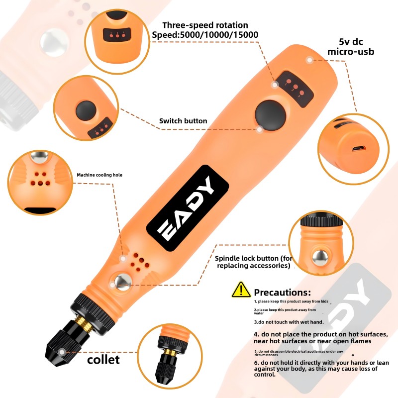 USB Kablosuz Döner Alet Seti – - Power Tools Icon incelemesi ve fiyatı