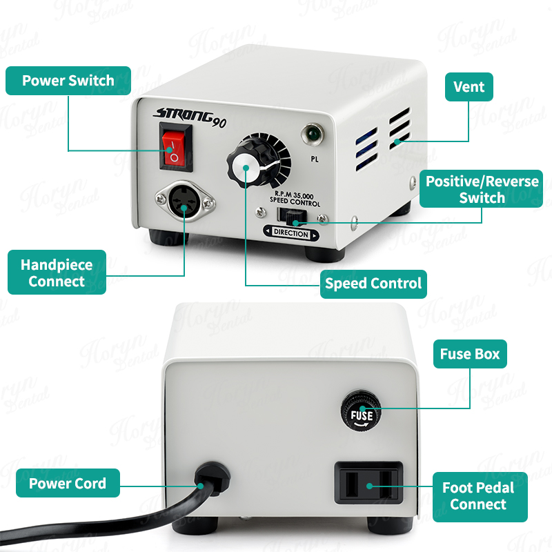 65 W Güçlü 90 Mikromotor 102L/ - Power Tools Icon incelemesi ve fiyatı